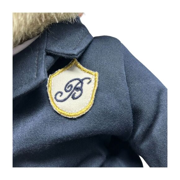 Bellagio Casino Exclusive Teddy Bear Blazer Gold Button Scarf Soft Plush Vintage - Picture 11 of 16